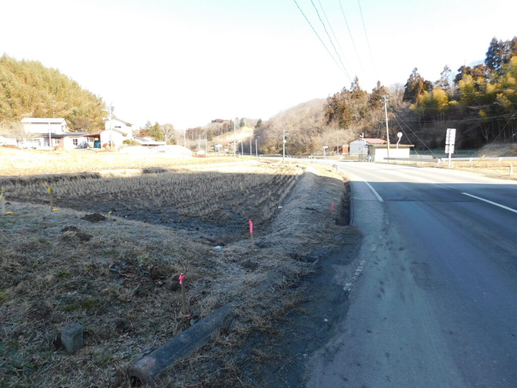 引沢歩道道路線測量業務